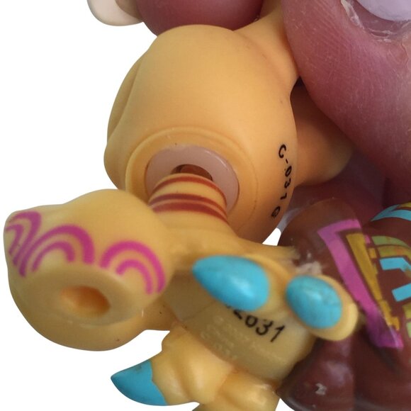 Littlest Pet Shop LPS Pink Hermit Crab #1403 & Brown #1008 with Terrarium - Picture 8 of 12